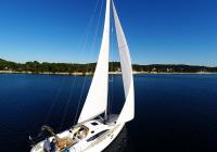 sejlbåd sejle sejl sejlbåd blå himmel havbugt kroatien